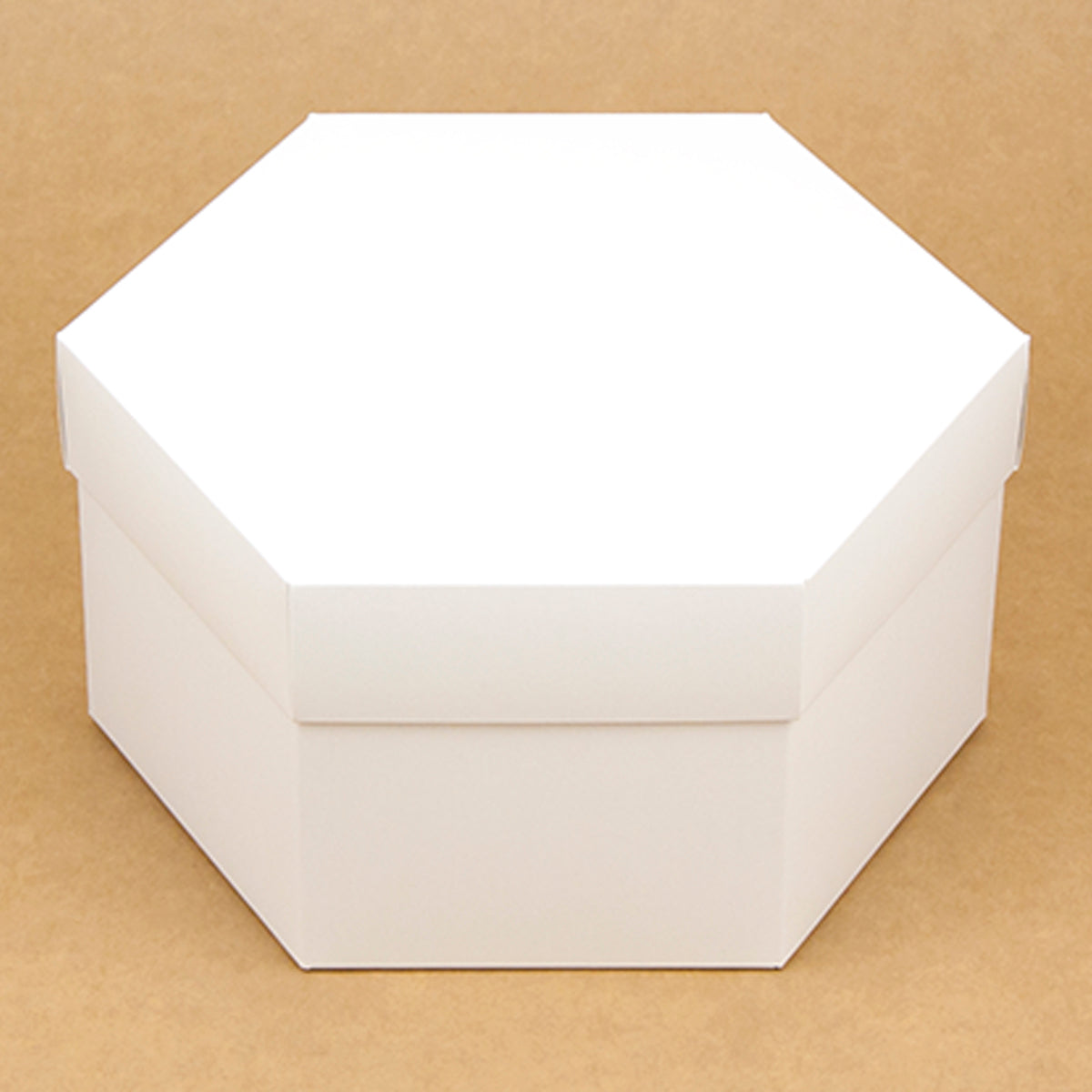 Box "hexagonal" White